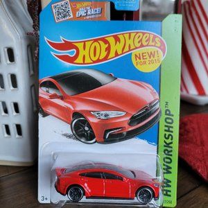 Tesla Model S Hot Wheel Toy Car